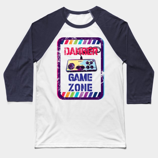 danger zone game Baseball T-Shirt by ANIMEPEDIA